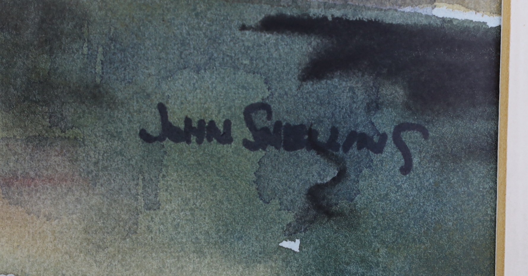 John Snelling FRSA (b.1943), watercolour, Venetian canal scene, signed, 25 x 39cm